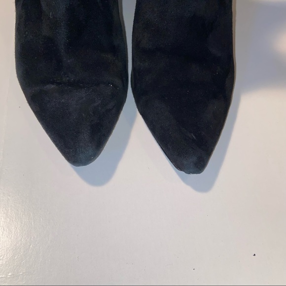 Steve Madden Subtle Pointed Ankle sueded Bootie black 8.5 - Picture 9 of 13